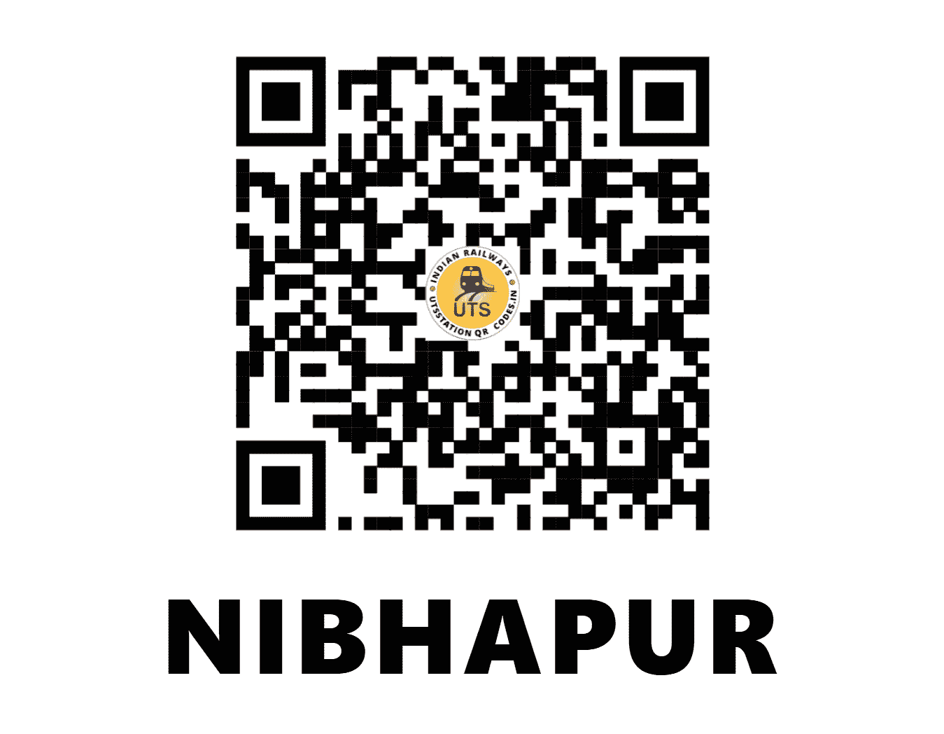 UTS QR Code for NIBHAPUR - NBP - NR (UTTAR PRADESH)